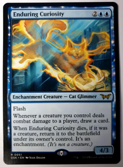 Enduring Curiosity - Rare - MTG Duskmourn - 0051 NM - Image 1