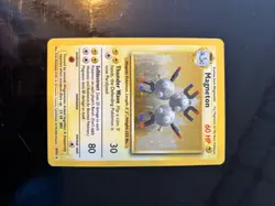 Pokemon Magneton 9/102 Holo Rare 1999-2000 4th Print UK Base Set Rare Played - Image 5