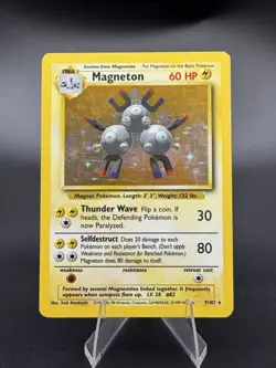 Magneton - 9/102 - Base Set Unlimited 1999 - WOTC - Holo - LP/MP - Pokemon TCG - Image 1