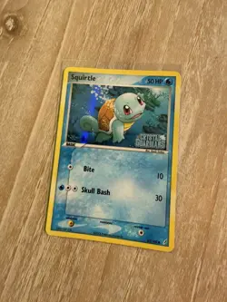 Pokemon 2006 Squirtle Holo Stamp 63/100 Crystal Guardians LP - Image 3