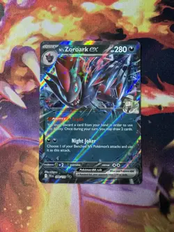 N's Zoroark ex 098/159 Sv09: Journey Together Holo Pokemon TCG NM - Image 1