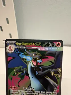 Mega Charizard X ex Full Art Ultra Rare 109/094 Pokemon Phantasmal Flames NM - Image 2