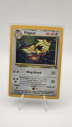 Pidgeot #08/64 Pokemon TCG Jungle VINTAGE Holo LP - Image 1
