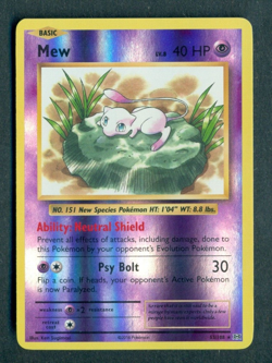 2016 Pokemon XY Evolutions Reverse Holo #53 Mew NM - Image 1