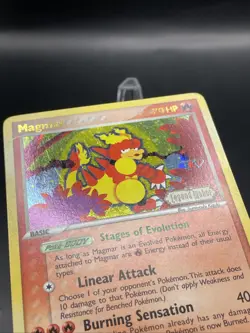 Pokemon Magmar Legend Maker 21/92 Rare Reverse Holo Stamped w/Swirl - Image 2