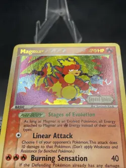 Pokemon Magmar Legend Maker 21/92 Rare Reverse Holo Stamped w/Swirl - Image 3