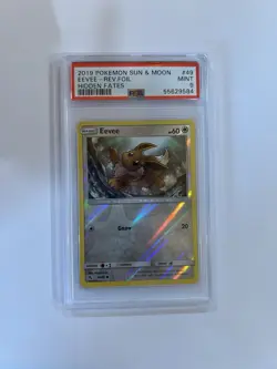 2019 Pokemon Sun & Moon Eevee - Rev. Foil - Hidden Fates PSA 9 - Image 1