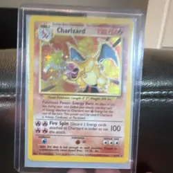 Pokemon Charizard Base Set Holo Rare 4/102 Wizards of the Coast English 1999 - Image 1