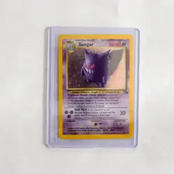 Pokemon TCG Gengar Holo Rare 5/62 Fossil 1999 (LP+) - Image 1