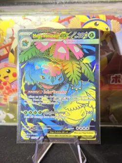 Mega Venusaur Ex 155/132 Full Art Pokemon Mega Evolutions Base ENG Near Mint - Image 1