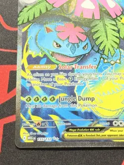 Mega Venusaur Ex 155/132 Full Art Pokemon Mega Evolutions Base ENG Near Mint - Image 5