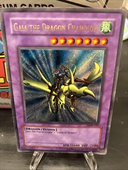 Yu-Gi-Oh! TCG Gaia The Dragon Champion Holo #LOB-125 Slight Wear - Image 1