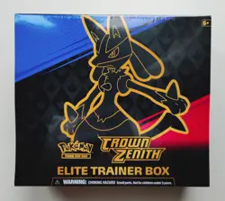 Pokemon TCG Crown Zenith ETB Elite Trainer Box Sealed - Image 1