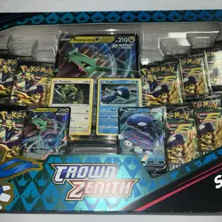 Pokemon Crown Zenith Sea & Sky Premium Collection Rayquaza Kyogre 14 Pks Sealed - Image 3