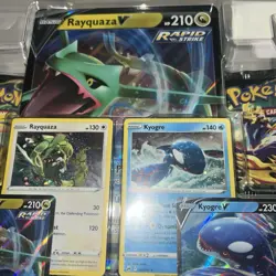 Pokemon Crown Zenith Sea & Sky Premium Collection Rayquaza Kyogre 14 Pks Sealed - Image 5
