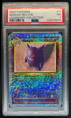 2002 Pokemon Legendary Collection Gengar Reverse Holo #11/110 PSA 7 - Image 1