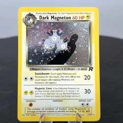 Dark Magneton 11/82 Holo Rare Team Rocket WOTC Pokemon TCG Vintage Near Mint - Image 1