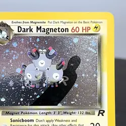 Dark Magneton 11/82 Holo Rare Team Rocket WOTC Pokemon TCG Vintage Near Mint - Image 2
