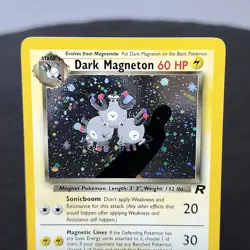 Dark Magneton 11/82 Holo Rare Team Rocket WOTC Pokemon TCG Vintage Near Mint - Image 3