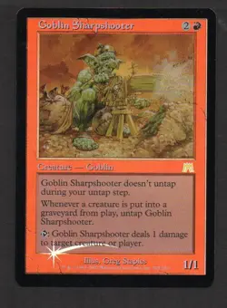 MtG FOIL Goblin Sharpshooter Tiratore Scelto Goblin FOIL (Onslaught ) - Image 1