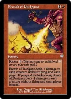 Breath of Darigaaz x4 NM-LP Magic the Gathering MTG Invasion # 138 - Image 1