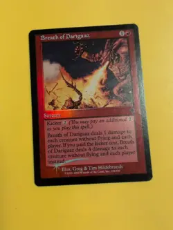 Breath of Darigaaz sorcery INVASION. FOIL MTG Card. Shooting star - Image 4