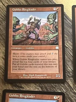 4x Goblin Ringleader - Apocalypse - Magic The Gathering LP MTG - Image 2