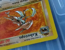 First Edition KABUTOPS 24/62 Non Holo Rare WOTC Fossil Pokemon Card NM Unplayed - Image 4