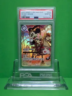 DISNEY LORCANA 2025 EN9 MICKEY MOUSE BRAVE LITTLE PRINCE ICONIC 242/204 PSA 10 - Image 1