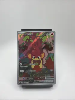 Pokemon TCG White Flare Pansear Card 099/086 SV Full Art Holo - Image 1