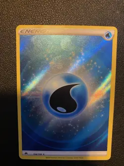 Water Energy 154/159 Crown Zenith Textured Full Art Holo Rare Card NM Condition - Image 2