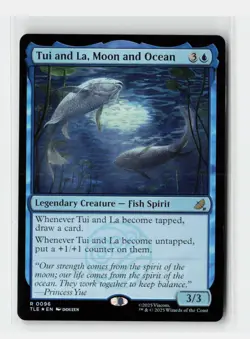 Tui and La, Moon and Ocean Avatar FOIL Magic The Gathering MTG Card - Image 1