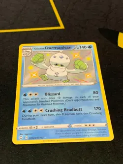 C166 POKEMON TCG GALARIAN DARMANITAN SV024 NM CARD RARE HOLO SHINING FATES - Image 2