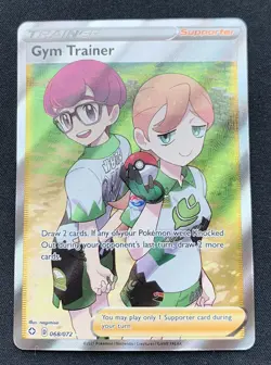 Gym Trainer 068/072 Shining Fates Ultra Rare Holo Pokemon TCG Card NM - Image 1
