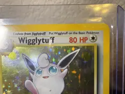 Pokemon TCG Wigglytuff Holo Rare Card 16/64 Unlimited Jungle 1999 - Image 5