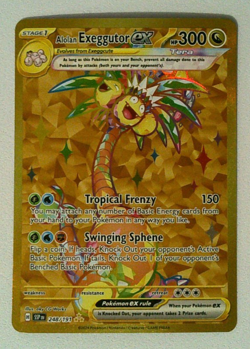 Alolan Exeggutor ex 248/191 Sv08: Surging Sparks Pokemon card - Image 1