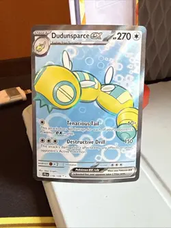 Dudunsparce ex 178/159 SV09: Journey Together Ultra Rare Pokemon Card NM - Image 1