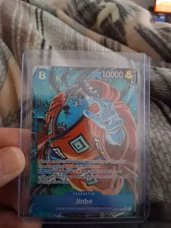 One Piece Jinbe Card Alt Art Op14 Azure Coast OP-14 English - Image 1