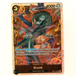 Brook EB01-046 Premium Booster Reprint Foil Super Rare One Piece Trading Card - Image 3
