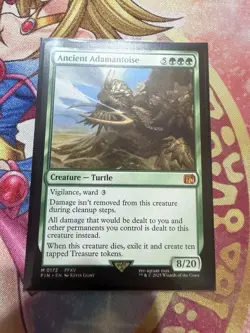 Ancient Adamantoise Final Fantasy Regular - NM #172 MTG FIN Magic The Gathering - Image 1