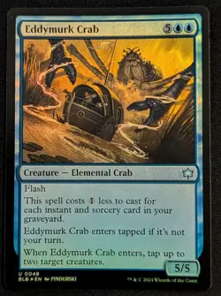 MTG - Eddymurk Crab FOIL - Bloomburrow - Pack Fresh!! - Image 1