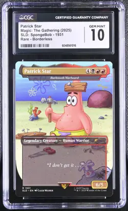 PATRICK STAR: MTG Secret Lair Spongebob Squarepants #1931 | Non-foil | CGC 10 - Image 1