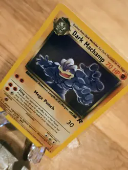 Dark Machamp 10/82 Holo Pokemon Team Rocket TCG NM - Image 4