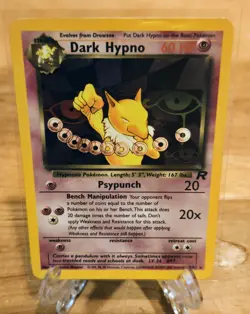 Dark Hypno 9/82 Holo Pokemon Team Rocket TCG NM - Image 3