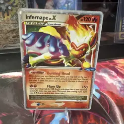 Infernape LV.X - DP10 - Pokemon Diamond & Pearl Promo Ultra Rare HP - Image 1