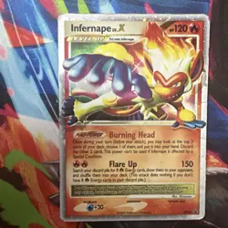Infernape LV.X - DP10 - Pokemon Diamond & Pearl Promo Ultra Rare HP - Image 3