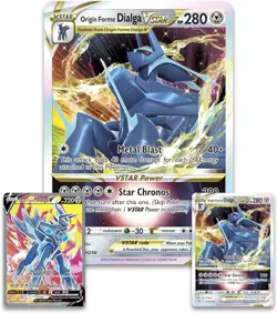 Pokemon TCG Origin Forme Dialga VSTAR Premium Collection Box Set 5 PACK VERSION - Image 2