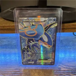 Pokemon TCG Kyogre EX 180 HP Full Art Holo Water Type - Image 1