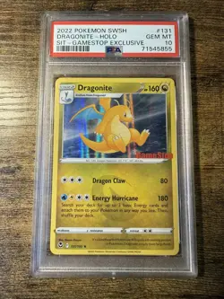Dragonite 131/195 PSA 10 GameStop Exclusive Stamp Pokemon Slab - Image 1