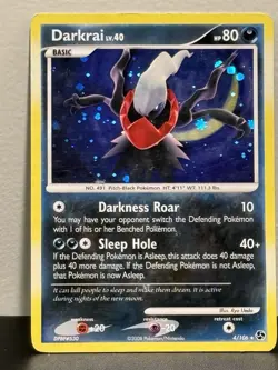 POKEMON DARKRAI 4/106 HOLO RARE GREAT ENCOUNTERS - Image 1
